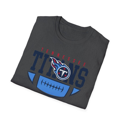 T-Shirt with Tennessee Titans Graphic, Perfect for Game Day, Sports Fans, Casual Wear, Gift for Him or Her, Unisex Apparel