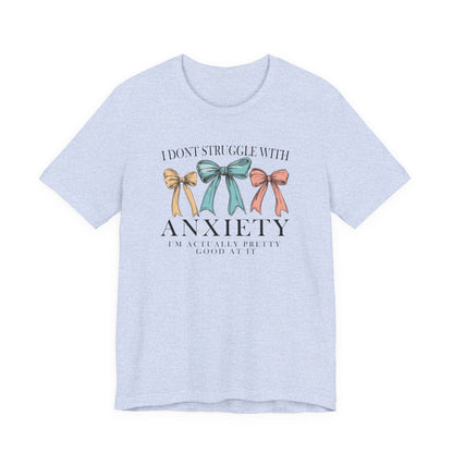 Anxiety Awareness Tee, Comfortable Unisex Shirt, Support Mental Health, Empowering Gift, Everyday Casual Wear