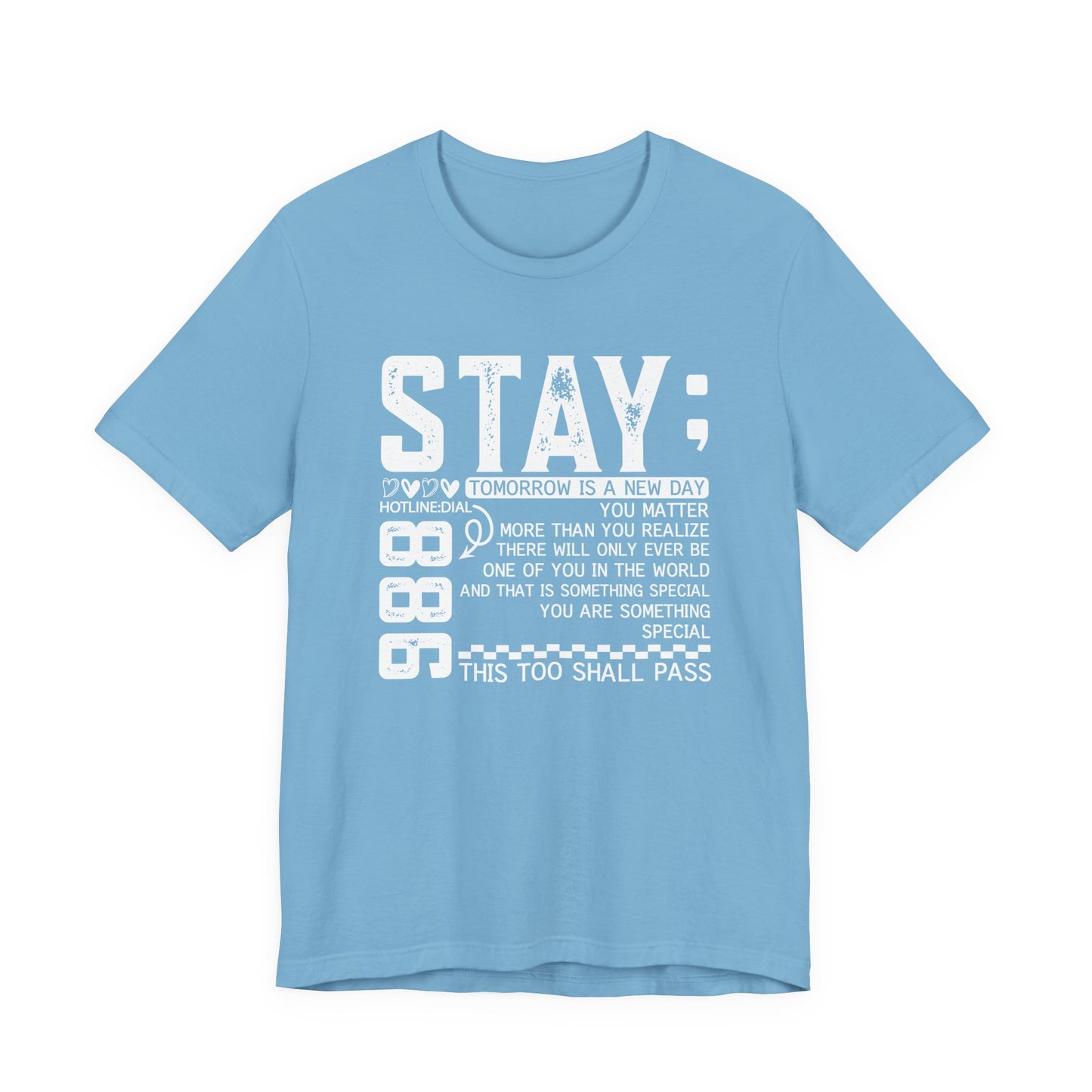 Stay Inspirational Tee, Unisex Motivational Shirt, Positive Quote T-Shirt, Everyday Comfort Wear, Gift for Encouragement