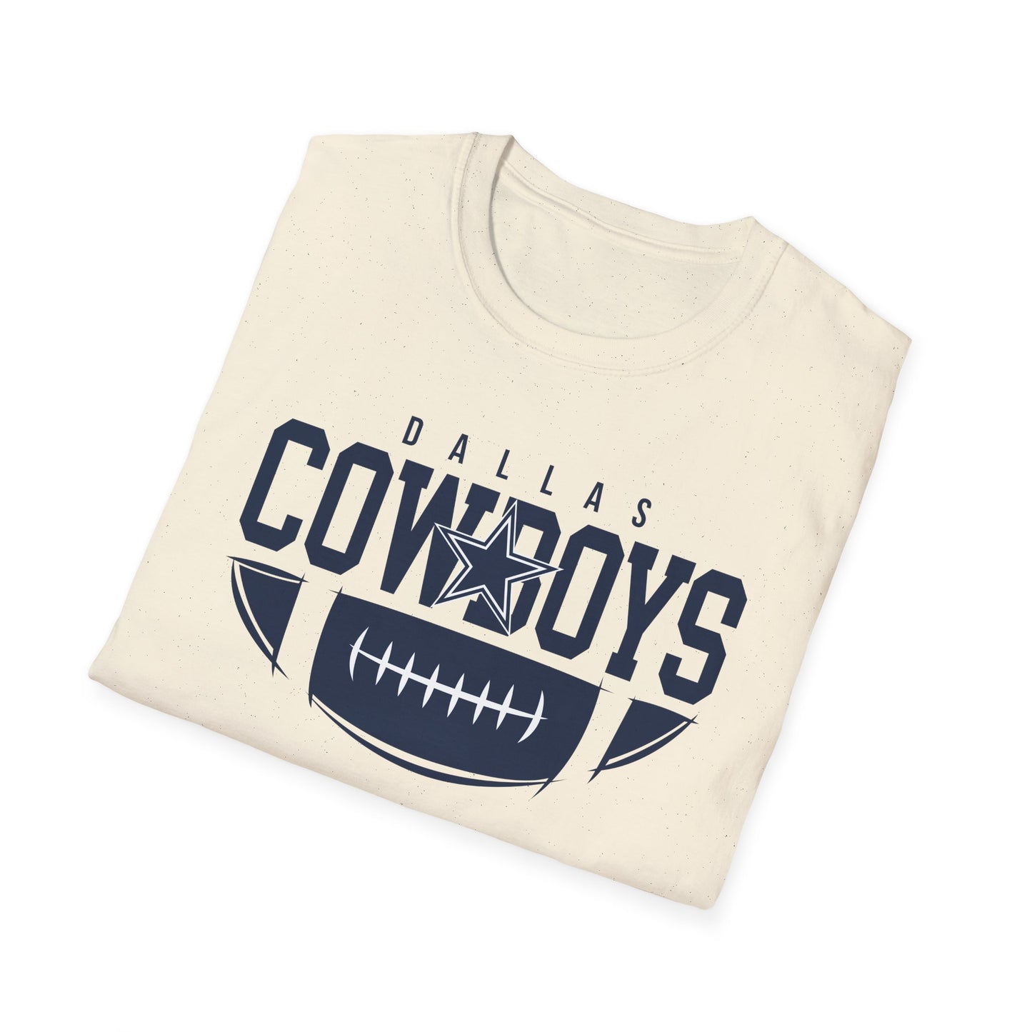 Dallas Cowboys Unisex Softstyle T-Shirt | Casual Fan Gear, Sports Apparel, Game Day Wear, Gift for Football Fans, Team Merchandise