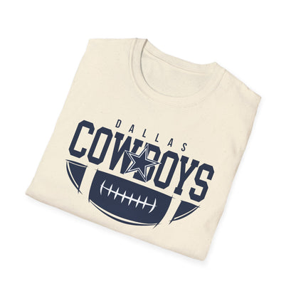 Dallas Cowboys Unisex Softstyle T-Shirt | Casual Fan Gear, Sports Apparel, Game Day Wear, Gift for Football Fans, Team Merchandise