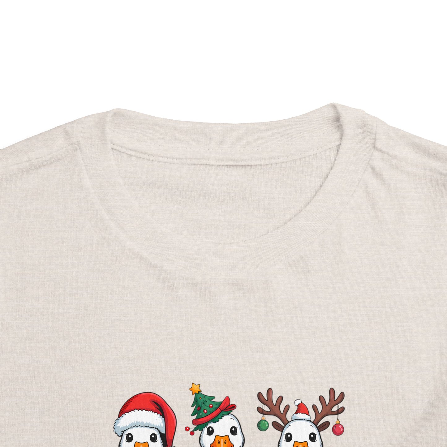 Toddler Tee — Cute Christmas Penguins Trio Holiday Shirt