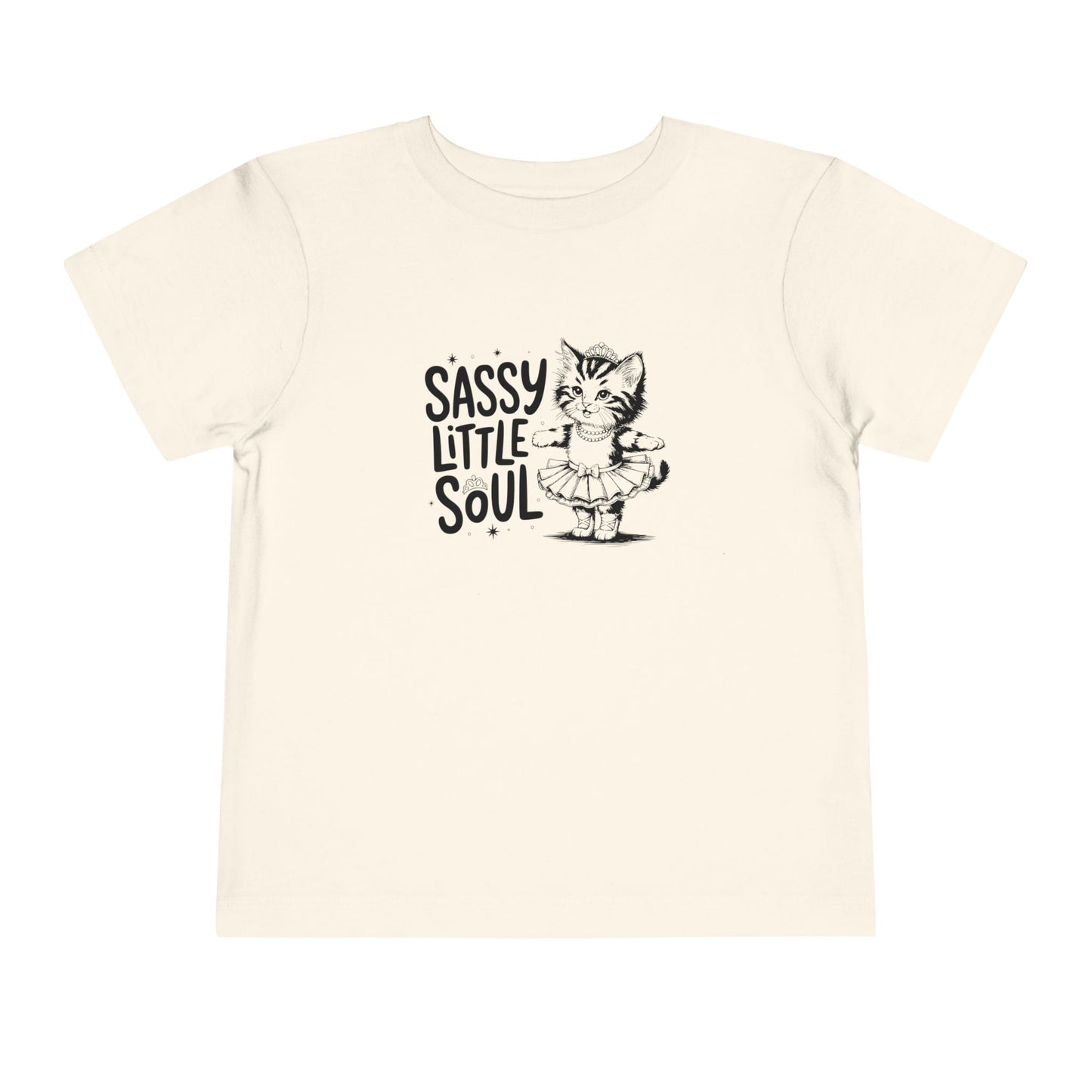 Sassy Little Soul Toddler Tee, Kids Playwear, Cute Cat Shirt, Birthday Gift, Toddler Fashion