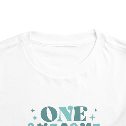 Awesome Kid Toddler Tee, Cute Toddler T-Shirt, Birthday Gift for Kids, Fun Kids Apparel, One Awesome Kid Shirt, Playful Kids Outfit