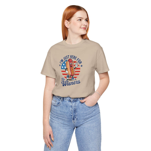 Fun Hot Dog Graphic Tee, Casual Summer Shirt, Family BBQ Outfit, July 4th Celebration Top, Foodie Gift, Unisex T-Shirt