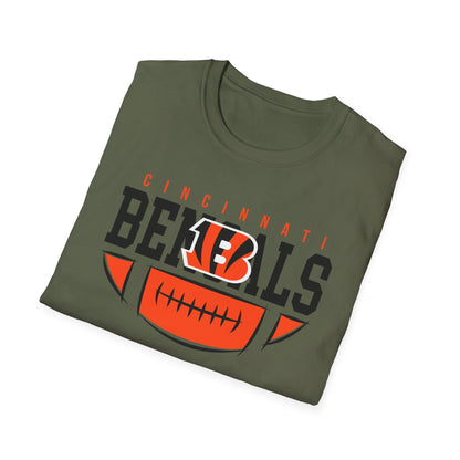 Cincinnati Bengals Fan T-Shirt, Unisex Softstyle Tee, Game Day Shirt, Sports Apparel, Casual Wear