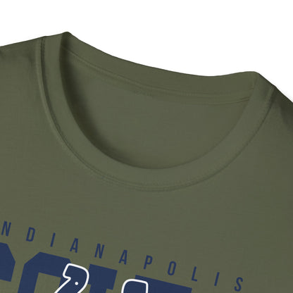 Indianapolis Colts Unisex Softstyle T-Shirt, Football Tee, Game Day Apparel, Casualwear, Sports Fan Gear, Gift for Him/Her