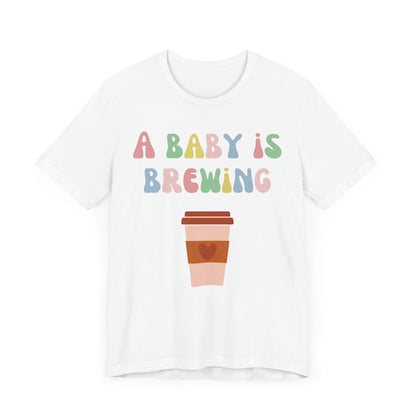A baby is brewing tee.