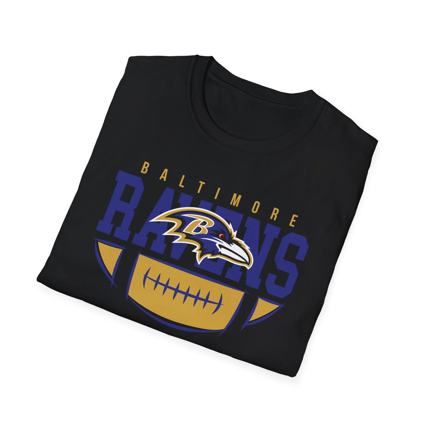 Baltimore Ravens Softstyle T-Shirt, Casual Sports Tee, Gift for Fans, Game Day Apparel, Unisex T-Shirt, Team Spirit Wear