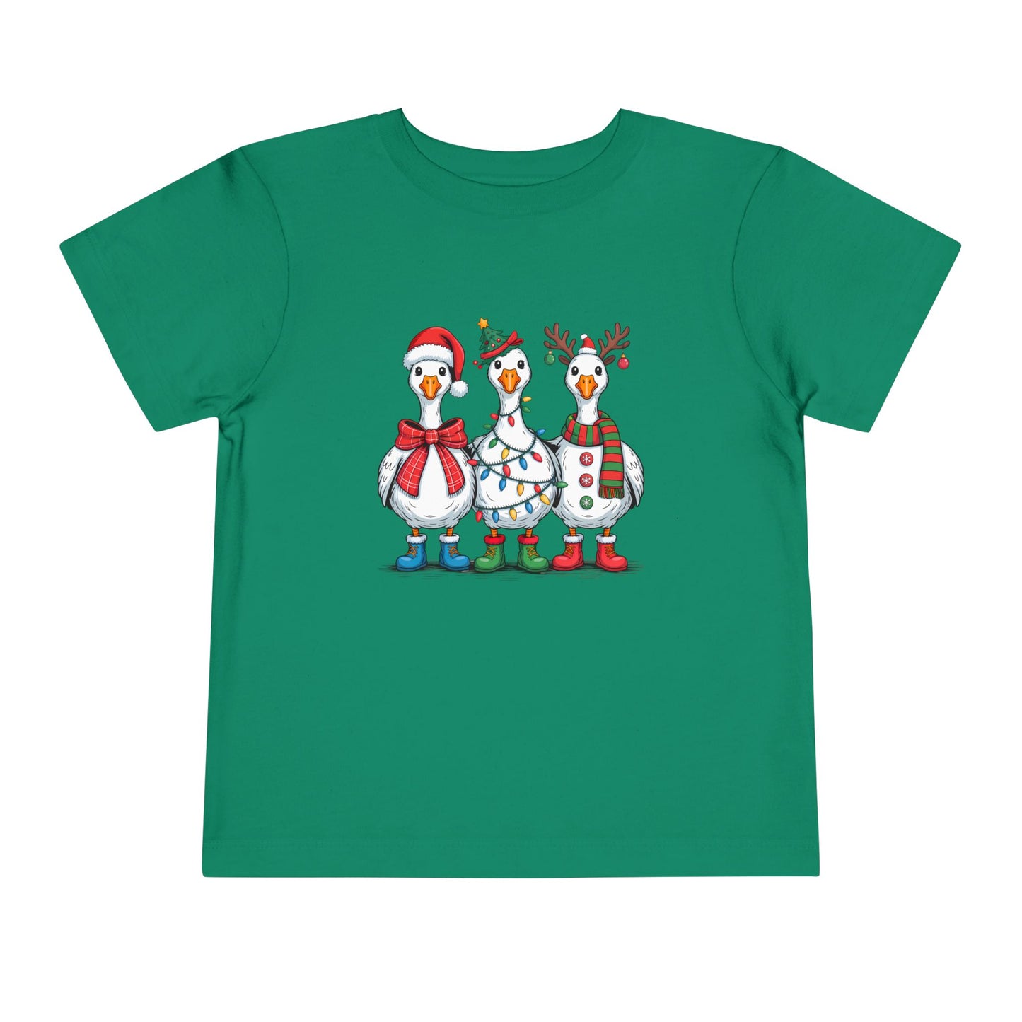 Toddler Tee — Cute Christmas Penguins Trio Holiday Shirt