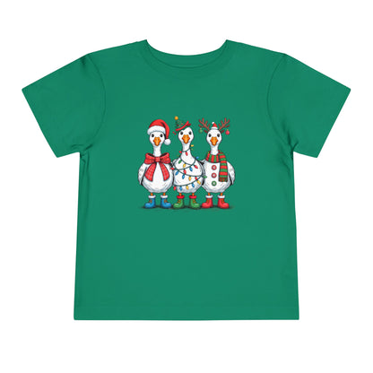 Toddler Tee — Cute Christmas Penguins Trio Holiday Shirt