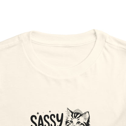 Sassy Little Soul Toddler Tee, Kids Playwear, Cute Cat Shirt, Birthday Gift, Toddler Fashion