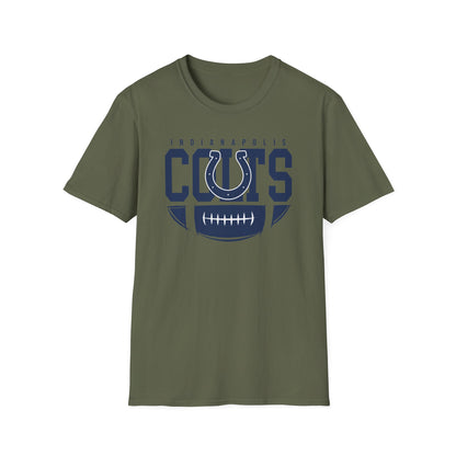 Indianapolis Colts Unisex Softstyle T-Shirt, Football Tee, Game Day Apparel, Casualwear, Sports Fan Gear, Gift for Him/Her