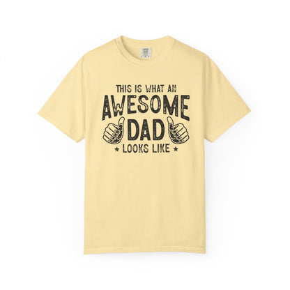 Awesome Dad Unisex T-Shirt - Perfect Gift for Father's Day, Dads, Family Gatherings, Fun and Casual Wear, Gifts for Him