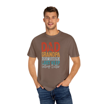 Dad Grandpa Great Grandpa T-shirt, Gift for Father's Day, Family Reunion Tee, Casual Wear, Unisex Shirt for Dads