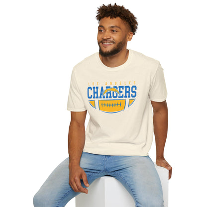 Unisex Softstyle T-Shirt - Chargers Football Pride, Casual Wear, Game Day Tee, Sports Fan Shirt, Gift for Him/Her