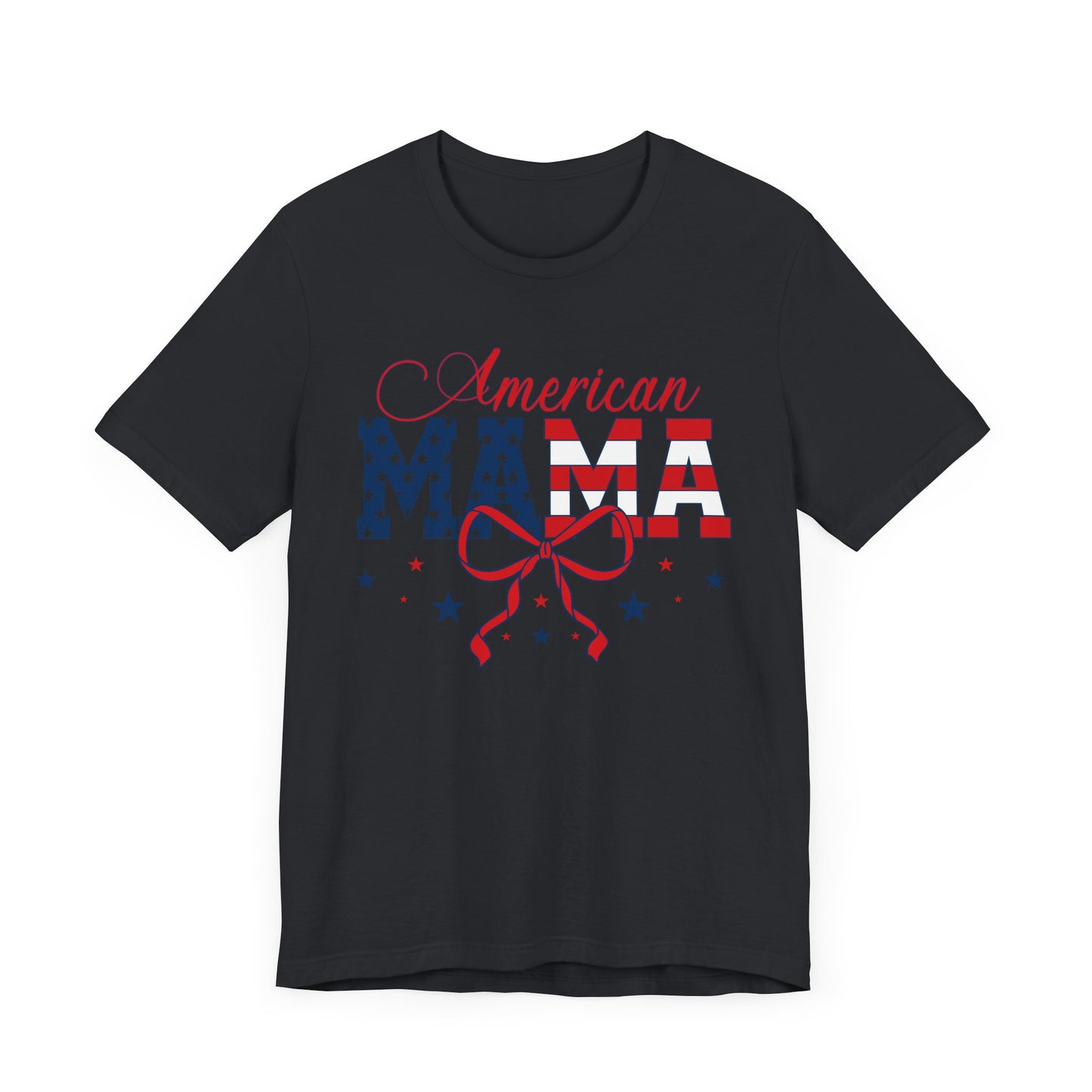 American Mama Patriotic Tee, Fourth of July T-Shirt, Independence Day Shirt, Summer Holiday Apparel, Gift for Moms