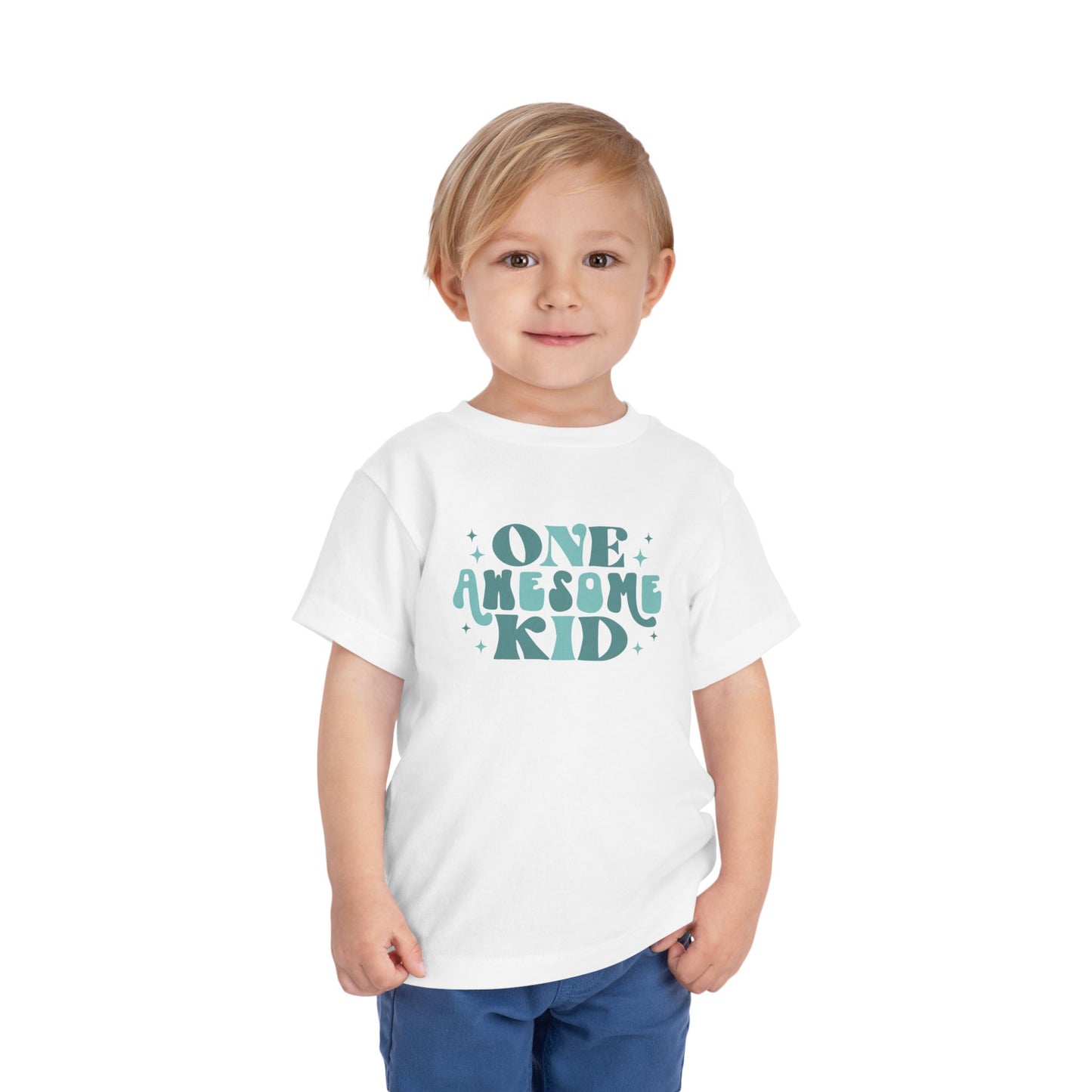 Awesome Kid Toddler Tee, Cute Toddler T-Shirt, Birthday Gift for Kids, Fun Kids Apparel, One Awesome Kid Shirt, Playful Kids Outfit
