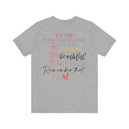 You Matter Tee: You Are Amazing, Beautiful, and Enough, Perfect Gift for Friends, Motivational T-Shirt, Women’s Empowerment [...]