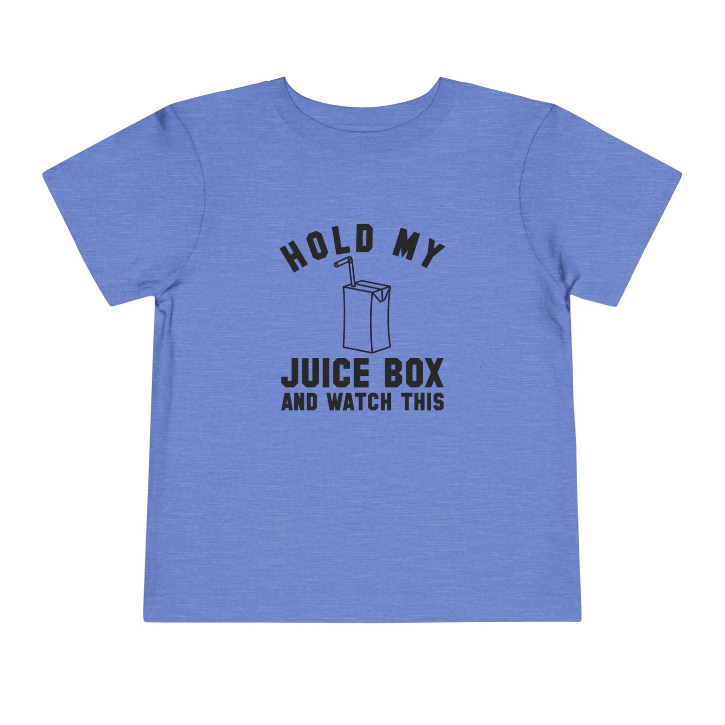 Fun Toddler Tee - "Hold My Juice Box and Watch This" - Perfect for Playdates, Birthdays, Summer Fun, Gift for Kids, Toddler Clothes