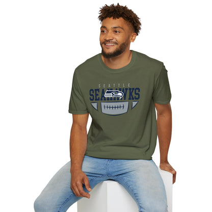 Seattle Seahawks Unisex Softstyle T-Shirt | NFL Fan Apparel, Game Day Shirt, Sports Gift, Casual Wear, Team Spirit Tee