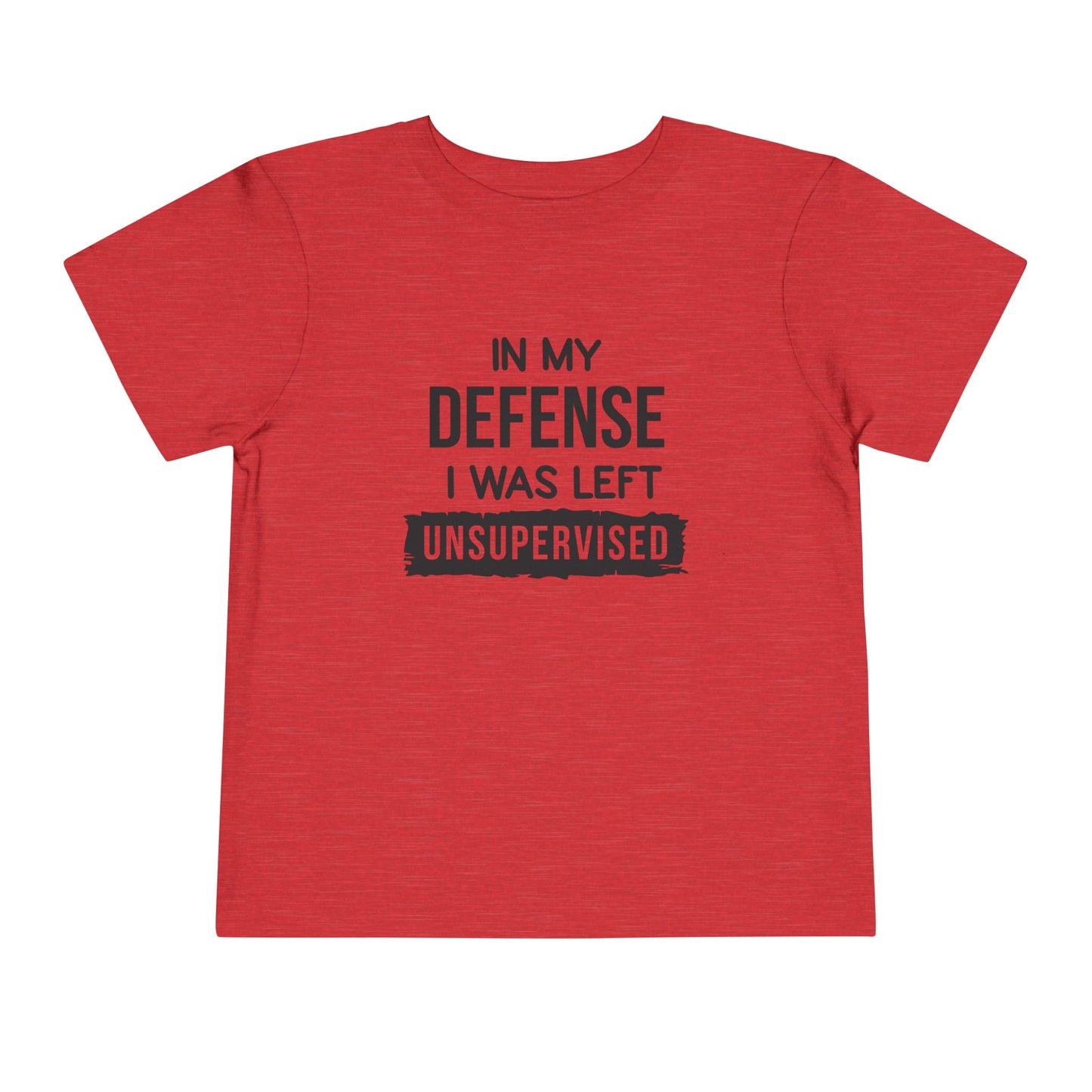 Funny Toddler Tee - "In My Defense I Was Left Unsupervised" - Cute Gift for Kids, Humor Tee, Playtime Wear, Birthday Shirt, Family [...]