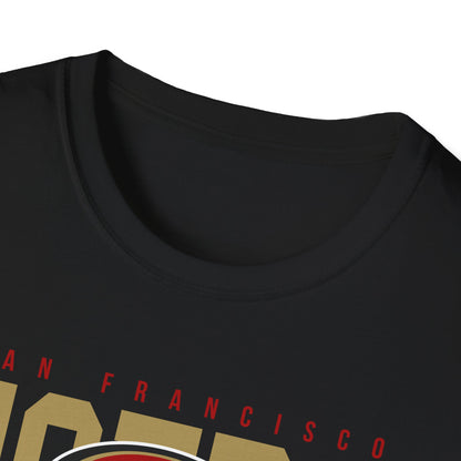 San Francisco 49ers Unisex Softstyle T-Shirt, NFL Fan Apparel, Game Day Tee, Sportswear, Gift for Football Lovers, Casual Style