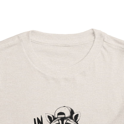 Toddler Raccoon Tee - Adorable Toddler Short Sleeve Shirt, Cute Baby Clothes, Gift for Kids, Playtime Apparel, Cartoon Character Top