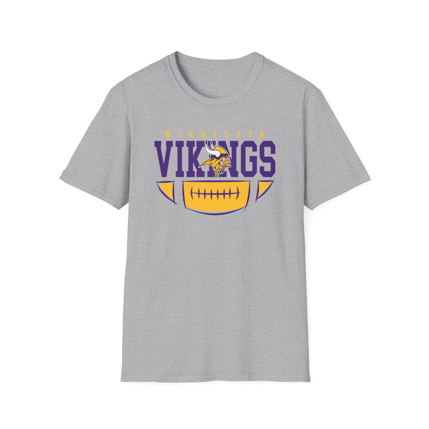 Minnesota Vikings Unisex T-Shirt - Softstyle Tee for Fans, Game Day Outfit, Unique Gift, Sports Apparel, Team Merchandise
