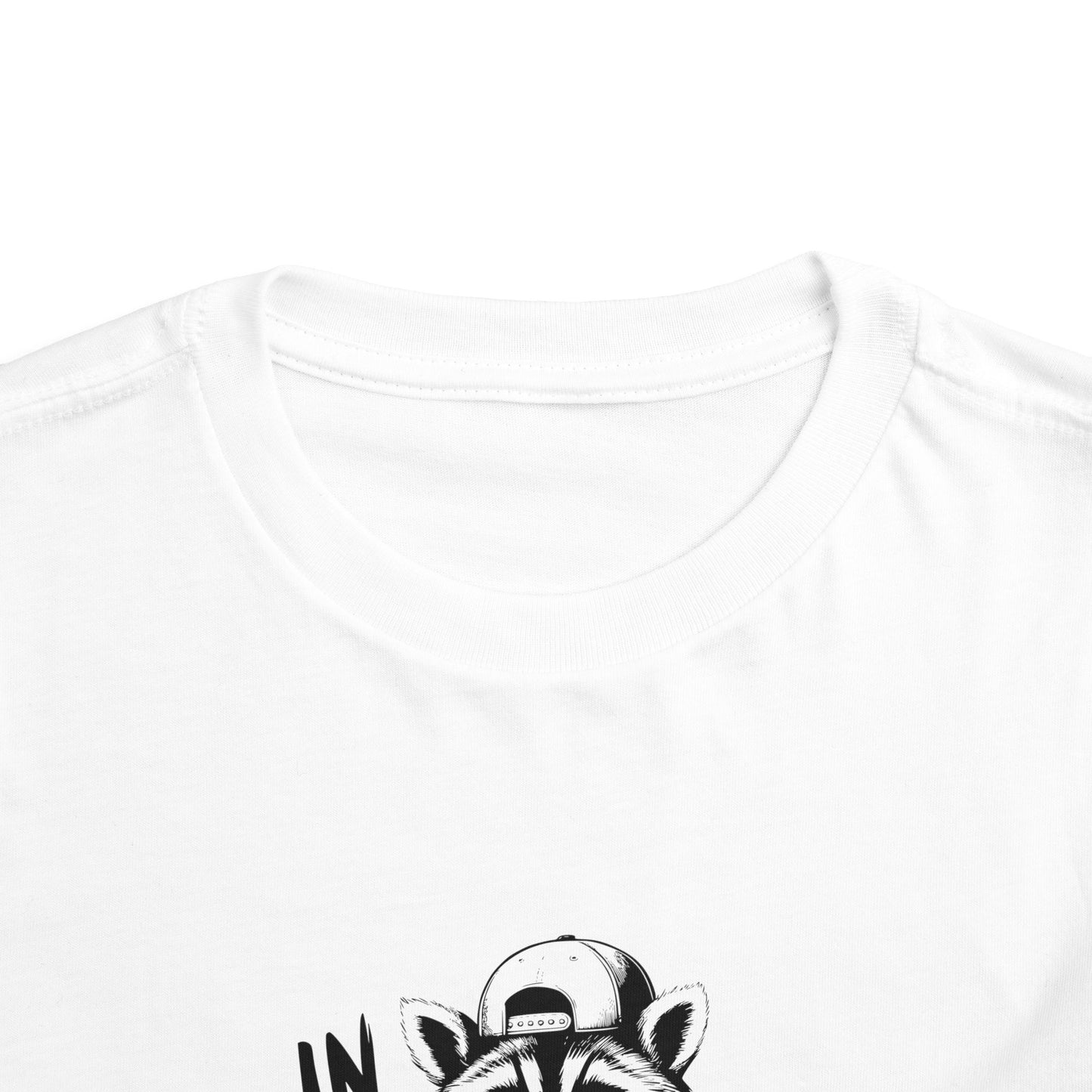 Toddler Raccoon Tee - Adorable Toddler Short Sleeve Shirt, Cute Baby Clothes, Gift for Kids, Playtime Apparel, Cartoon Character Top