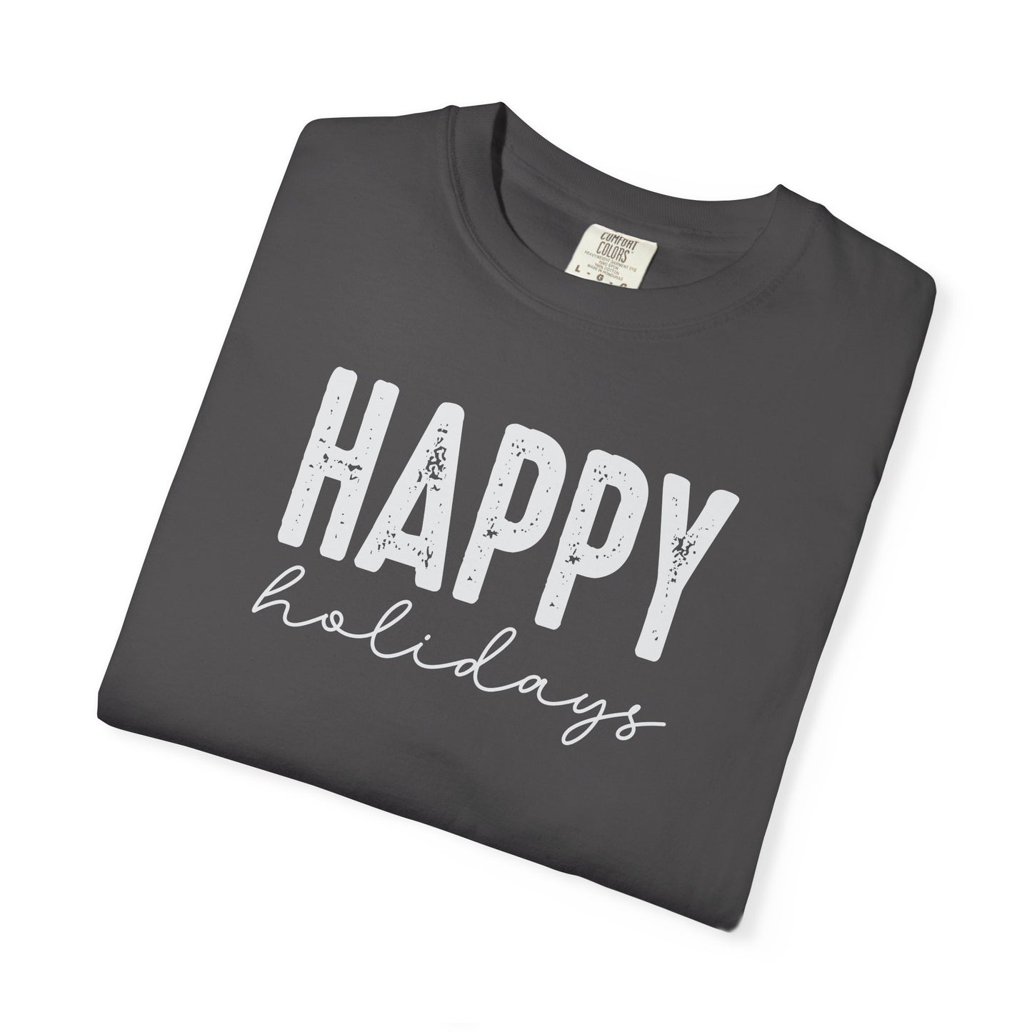 Happy Graphic T-Shirt — Minimal Positive Statement Tee