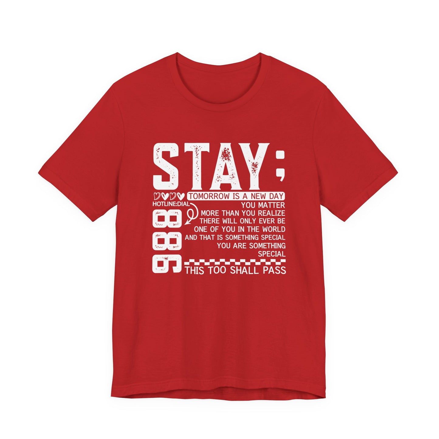Stay Inspirational Tee, Unisex Motivational Shirt, Positive Quote T-Shirt, Everyday Comfort Wear, Gift for Encouragement