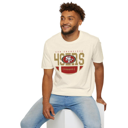 San Francisco 49ers Unisex Softstyle T-Shirt, NFL Fan Apparel, Game Day Tee, Sportswear, Gift for Football Lovers, Casual Style