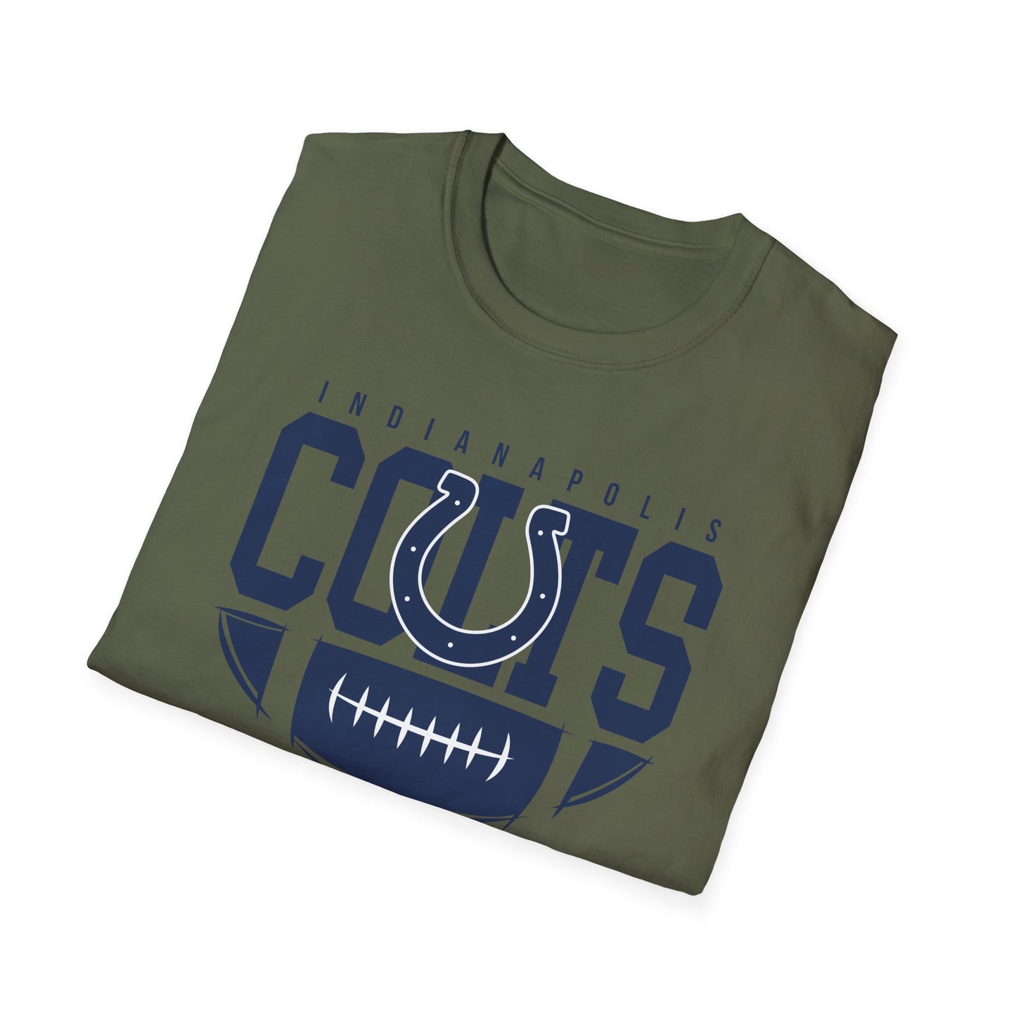Indianapolis Colts Unisex Softstyle T-Shirt, Football Tee, Game Day Apparel, Casualwear, Sports Fan Gear, Gift for Him/Her