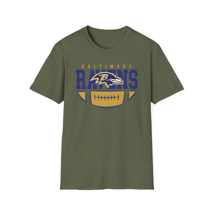 Baltimore Ravens Softstyle T-Shirt, Casual Sports Tee, Gift for Fans, Game Day Apparel, Unisex T-Shirt, Team Spirit Wear