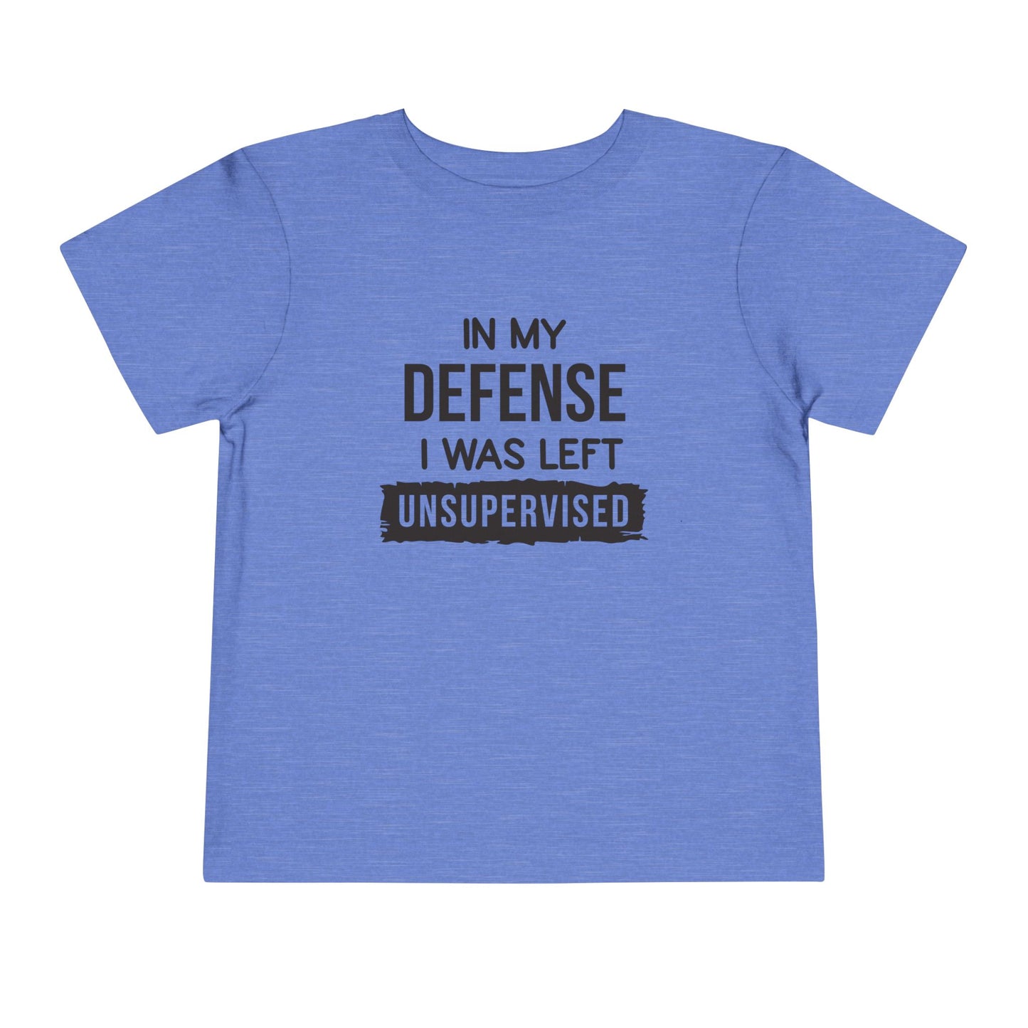 Funny Toddler Tee - "In My Defense I Was Left Unsupervised" - Cute Gift for Kids, Humor Tee, Playtime Wear, Birthday Shirt, Family [...]