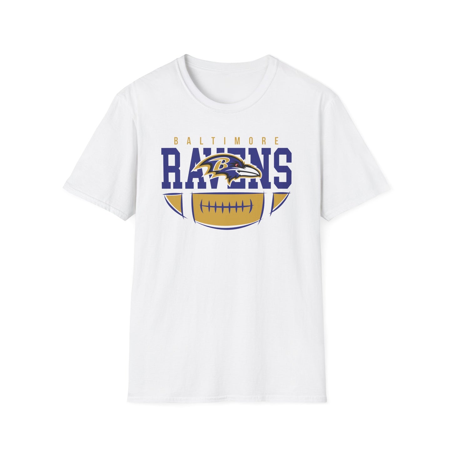 Baltimore Ravens Softstyle T-Shirt, Casual Sports Tee, Gift for Fans, Game Day Apparel, Unisex T-Shirt, Team Spirit Wear