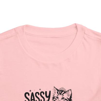 Sassy Little Soul Toddler Tee, Kids Playwear, Cute Cat Shirt, Birthday Gift, Toddler Fashion