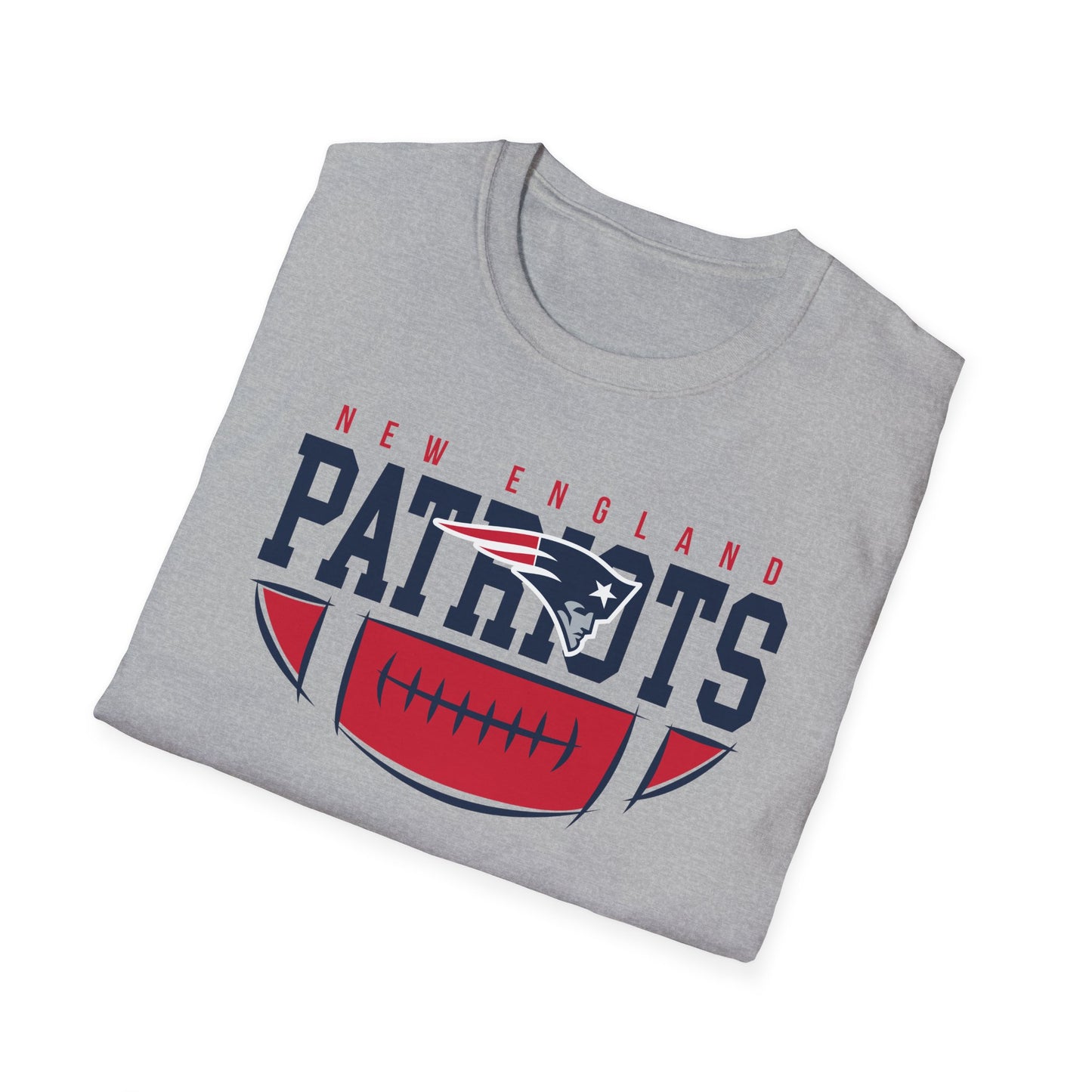 New England Patriots Unisex Softstyle T-Shirt | Sports Apparel, Game Day Outfit, Gift for Fans, Comfortable Tee, NFL Merchandise