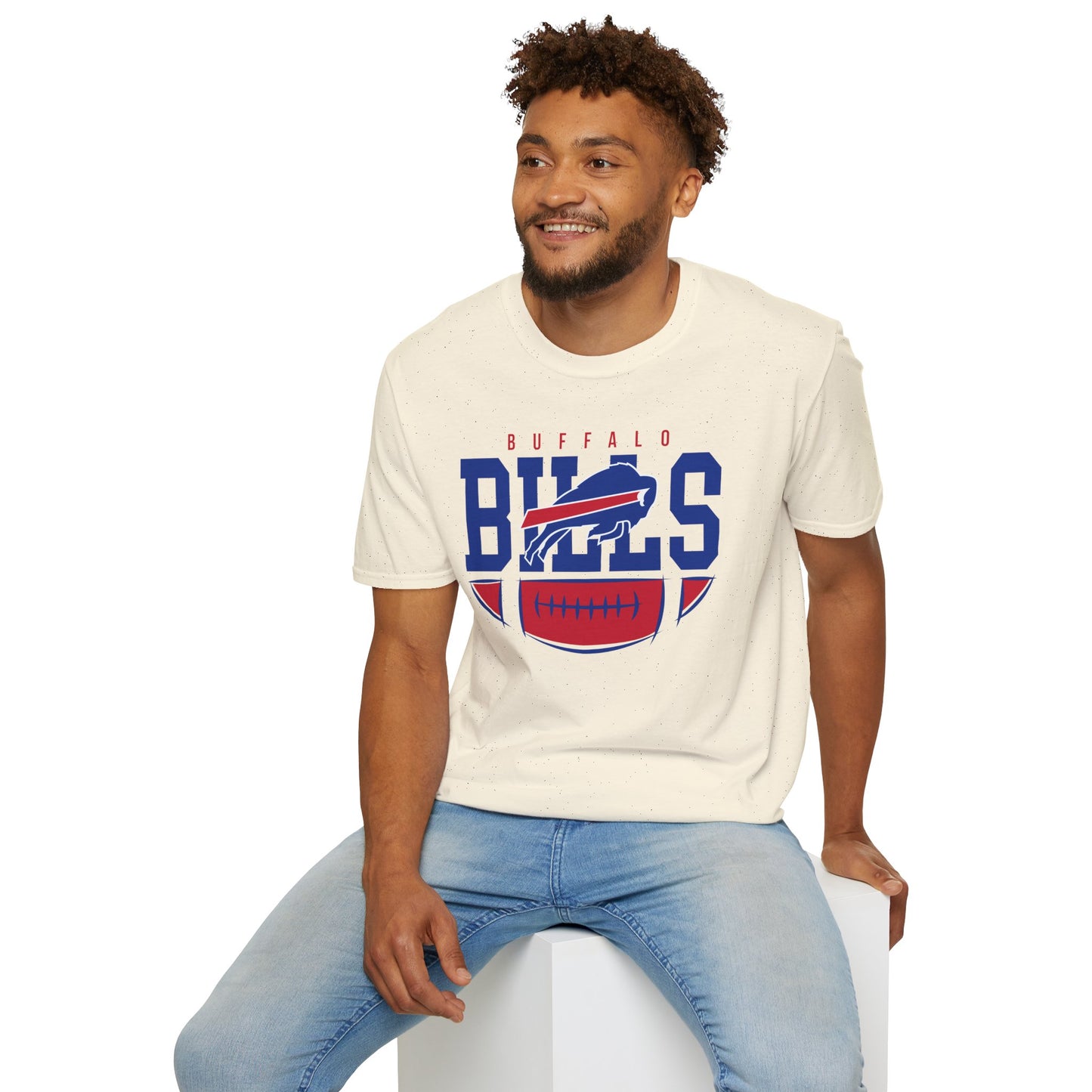Buffalo Bills Unisex Softstyle T-Shirt | Game Day Attire, Sports Fan Apparel, Casual Wear, Gift for Sports Lovers