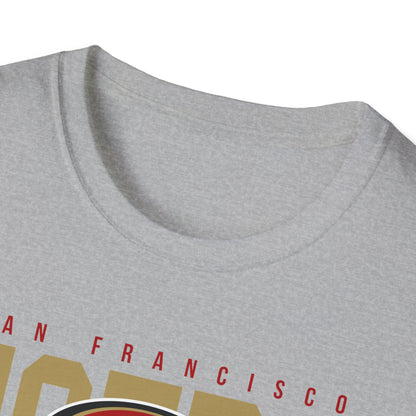 San Francisco 49ers Unisex Softstyle T-Shirt, NFL Fan Apparel, Game Day Tee, Sportswear, Gift for Football Lovers, Casual Style