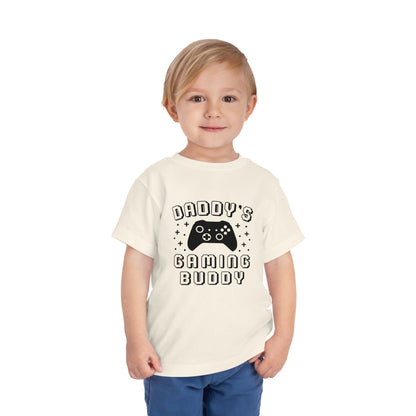 Gaming Buddy Toddler Tee, Kids Gaming Shirt, Father's Day Gift, Playdate Outfit, Fun Toddler Clothes