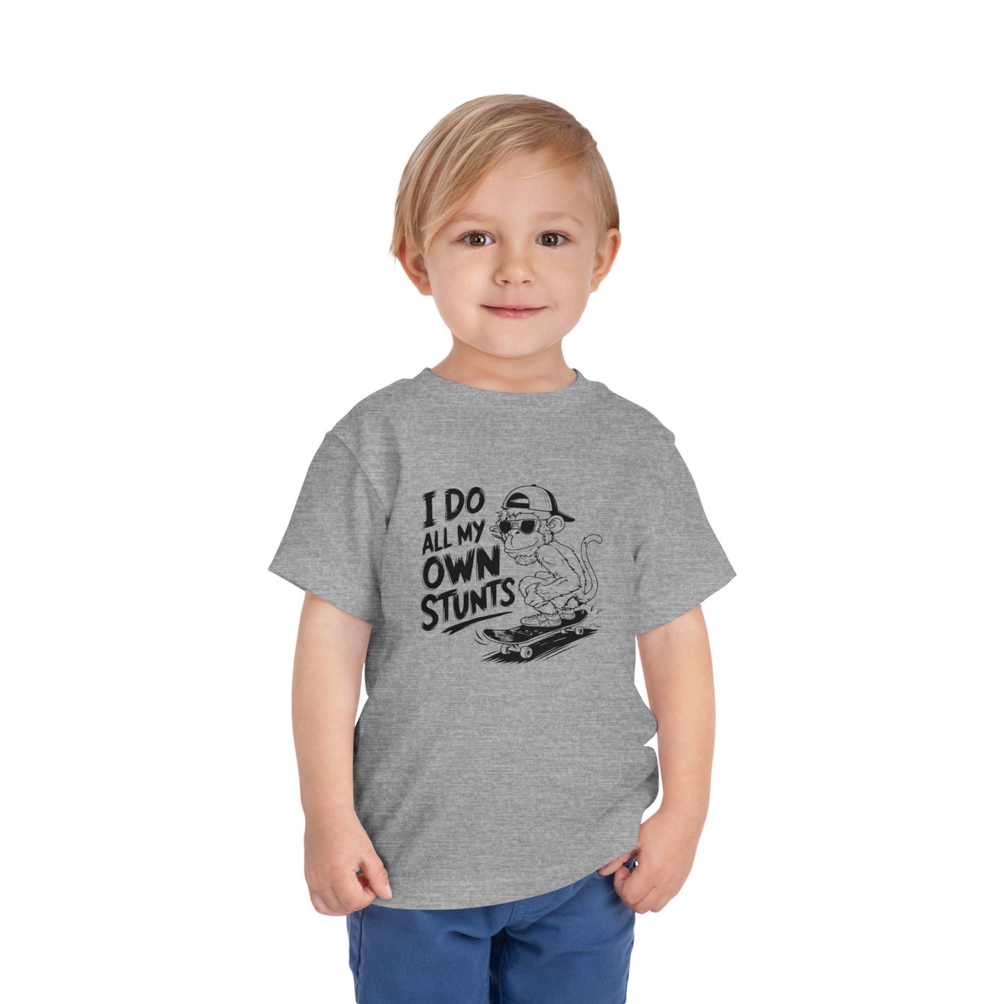 Cool Toddler Tee with Funny Skating Design, Kids Graphic Tee, Gift for Skateboard Lovers, Toddler T-Shirt for Boys, Fun Birthday Shirt