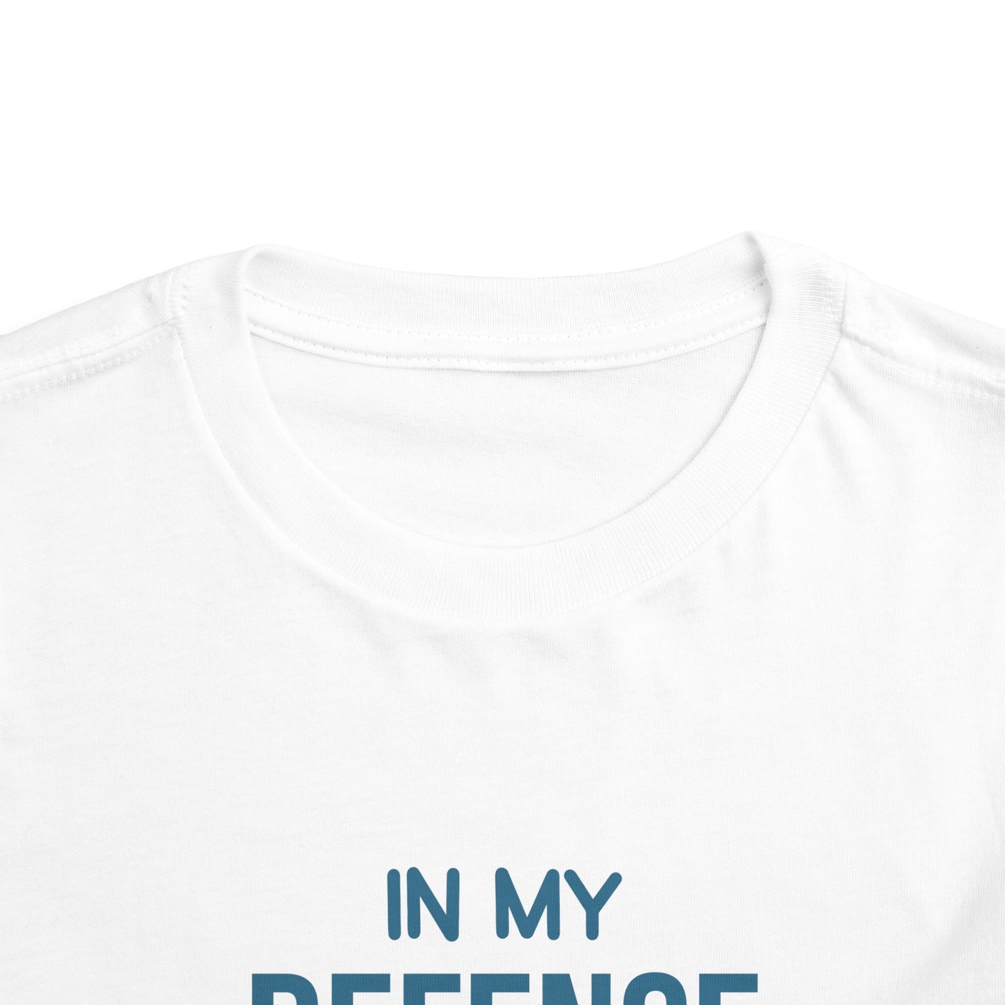 Funny Toddler Tee - "In My Defense I Was Left Unsupervised" - Cute Gift for Kids, Birthday, Fun Playwear, Parent Humor