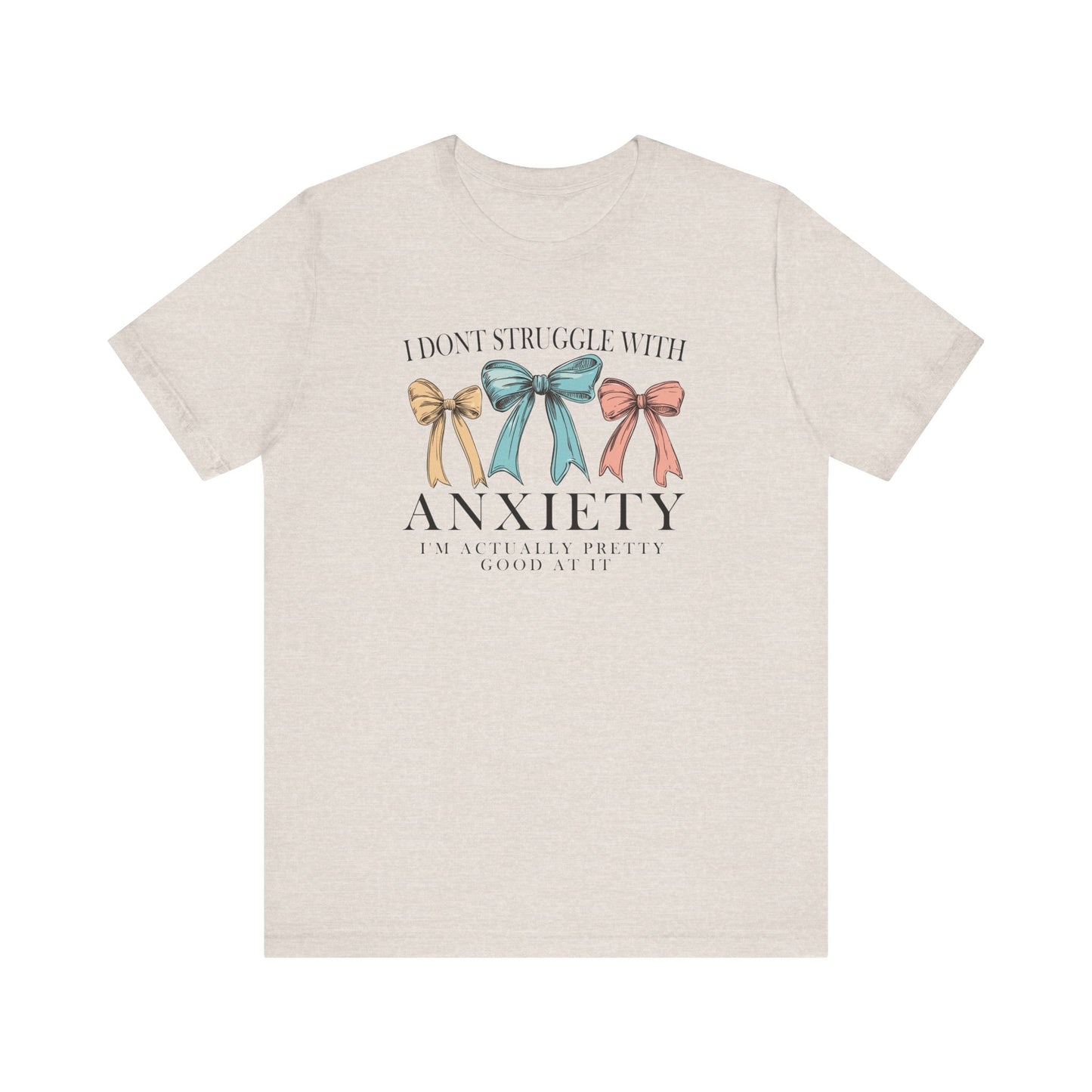 Anxiety Awareness Tee, Comfortable Unisex Shirt, Support Mental Health, Empowering Gift, Everyday Casual Wear