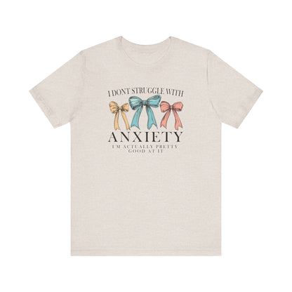 Anxiety Awareness Tee, Comfortable Unisex Shirt, Support Mental Health, Empowering Gift, Everyday Casual Wear