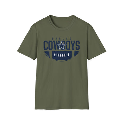 Dallas Cowboys Unisex Softstyle T-Shirt | Casual Fan Gear, Sports Apparel, Game Day Wear, Gift for Football Fans, Team Merchandise