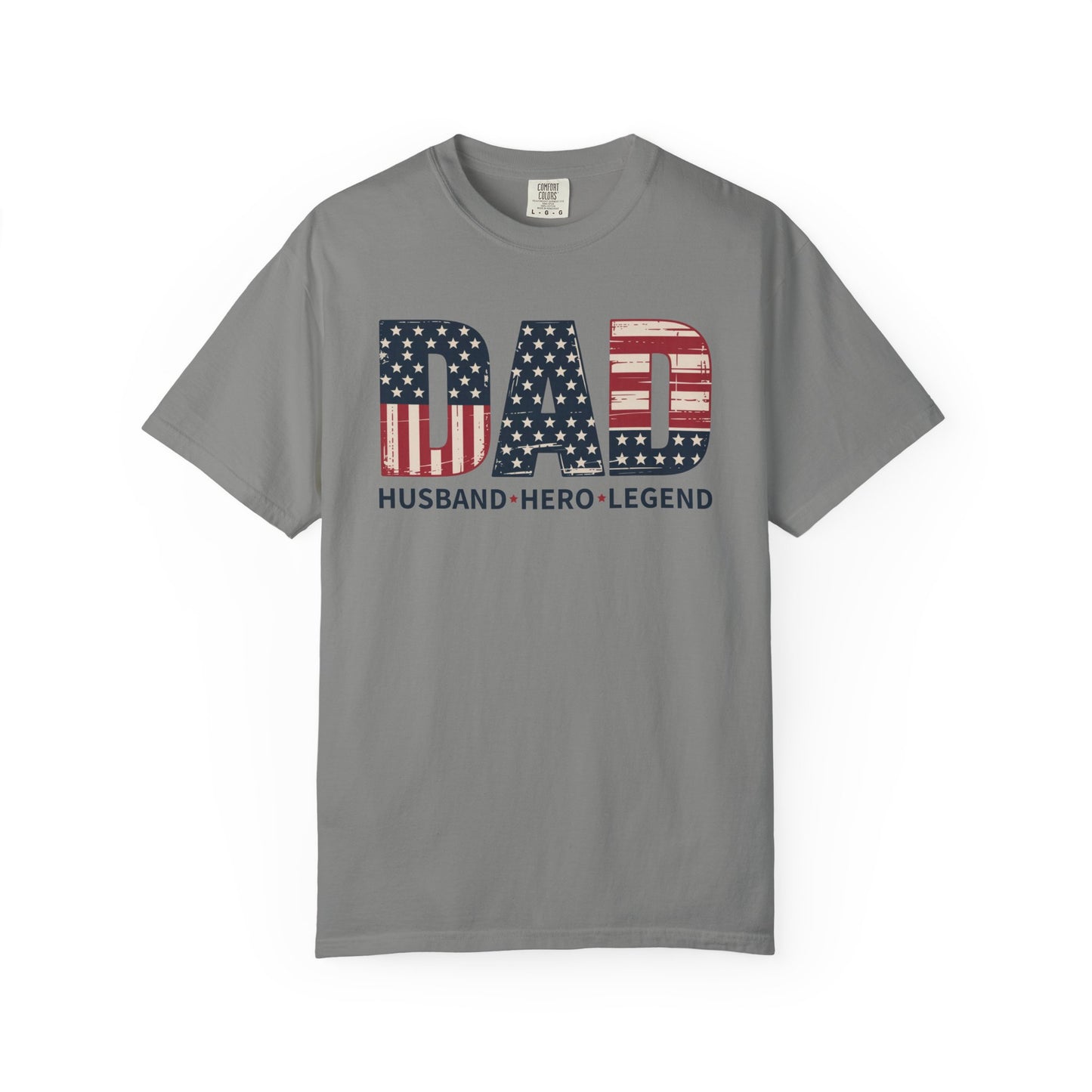 Patriotic Dad T-Shirt | Unisex Gift for Father's Day, American Hero Tee, Unique Dad Shirt, Casual Wear, Gift for Him
