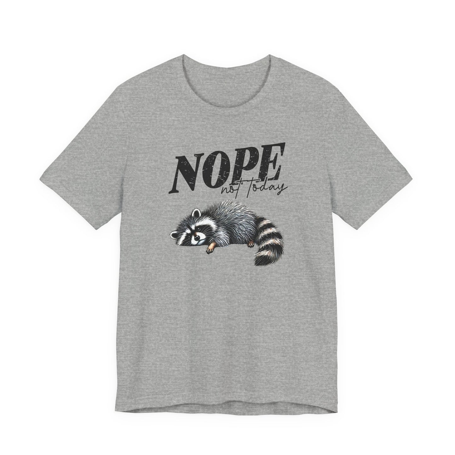 Funny Raccoon Tee | Unisex Jersey Short Sleeve Tee, Gift for Animal Lovers, Casual Wear, Eco-friendly Clothing, Humorous Gift