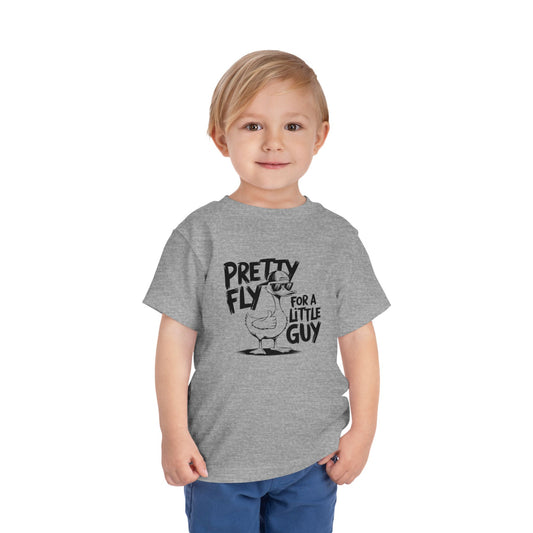 Pretty Fly Toddler Tee - Cool Kids Shirt, Cute Gift for Little Boys, Summer Outfit, Birthday Gift, Fun Graphic Tee